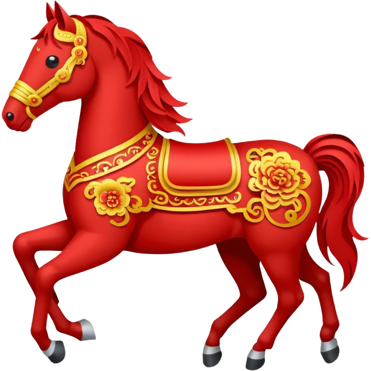 happy chinese new year horse year emoji