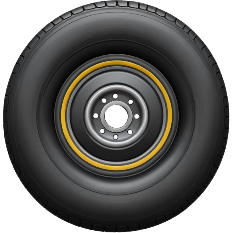 semi tire with a 2 in the center emoji