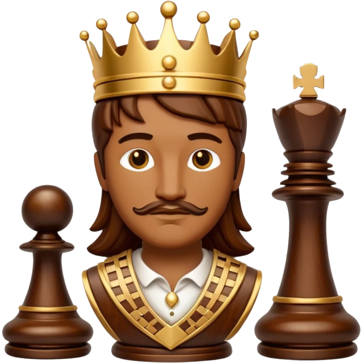 Chess King emoji