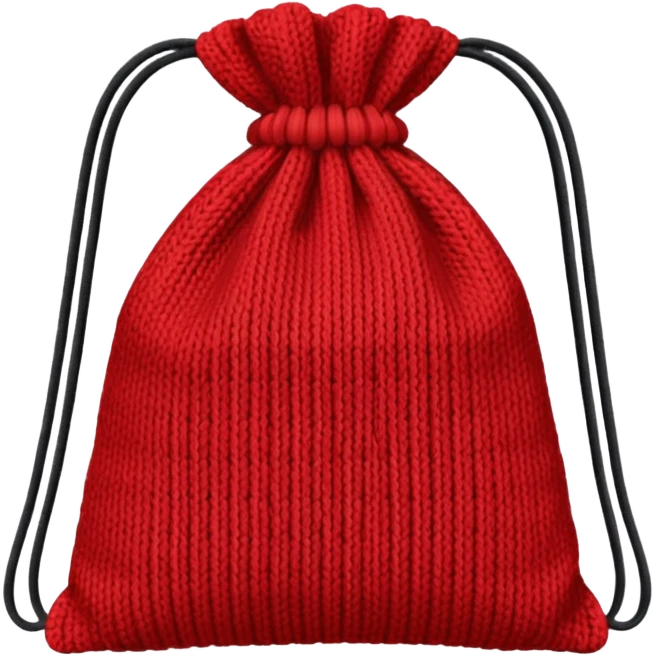 red Knitted Bag emoji