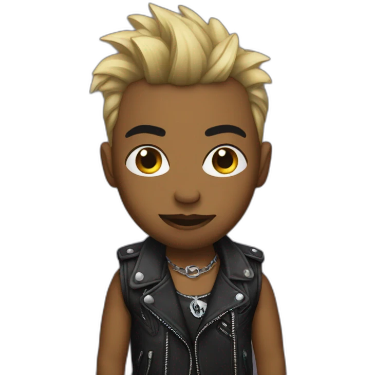 Blak punk emoji