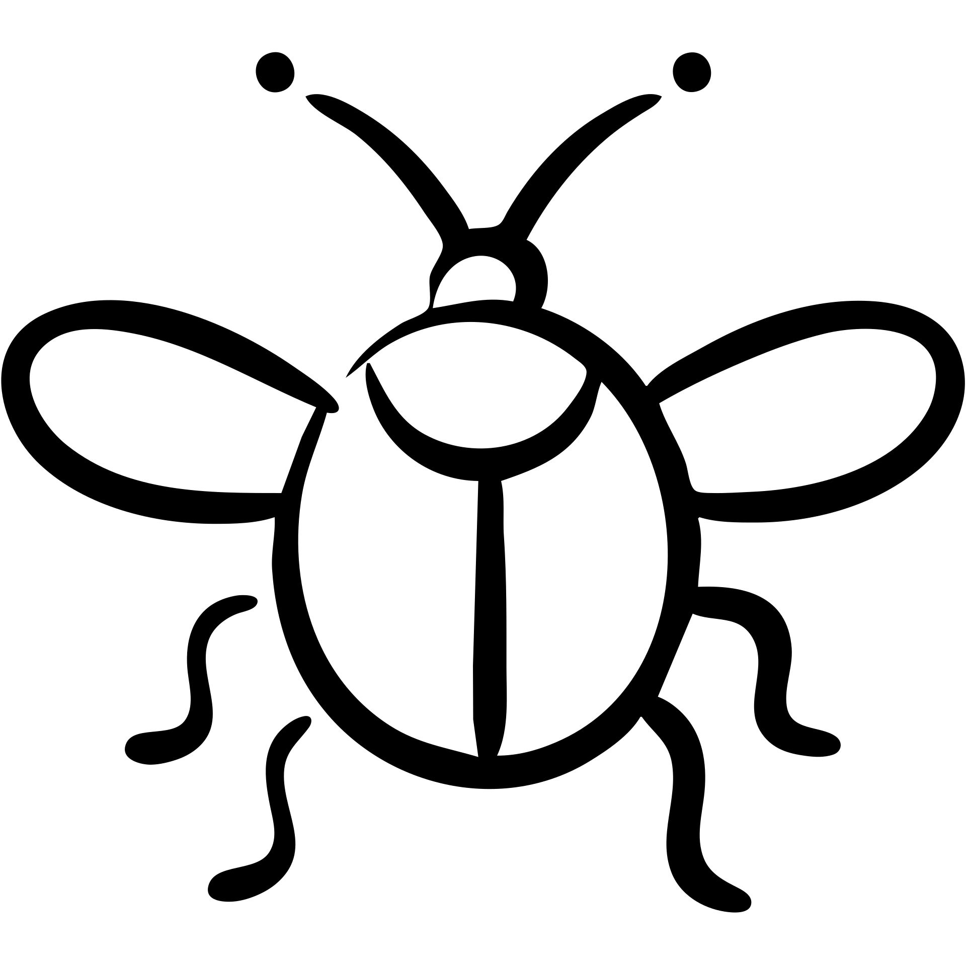 A bug with antenna and wings emoji