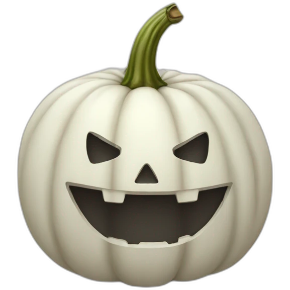 White pumpkin  emoji