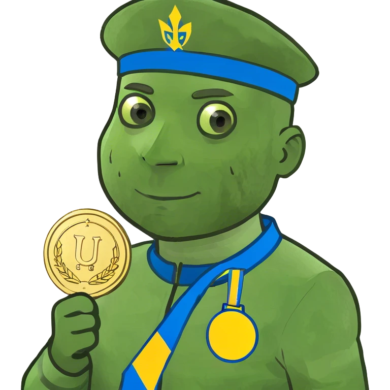 ukraine gold medal emoji