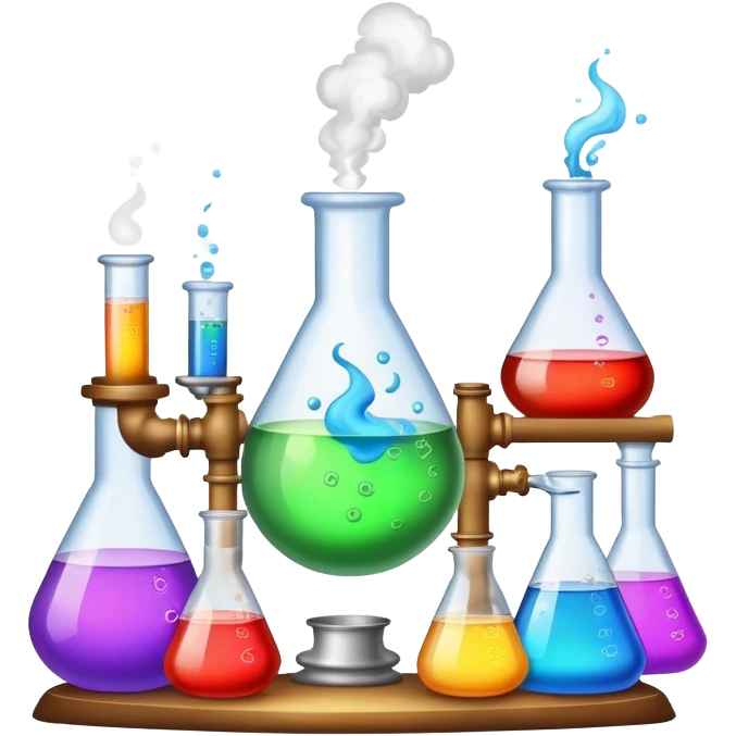 elaborate and colorful alchemy setup emoji