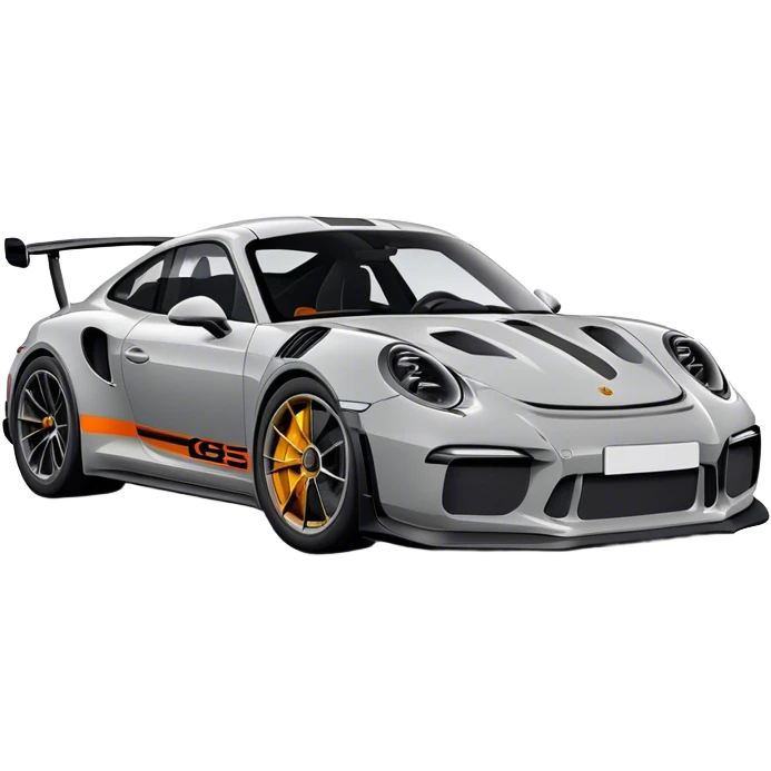 Porsche GT3RS - Porsche (Model Year: 2021) (Iconic colour: Grey and Black) emoji