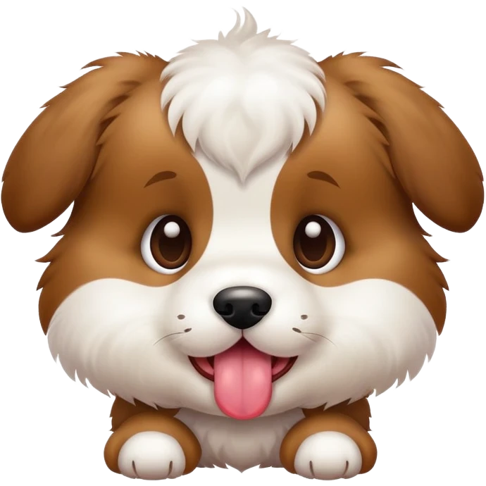 Puppy with tongue out  emoji