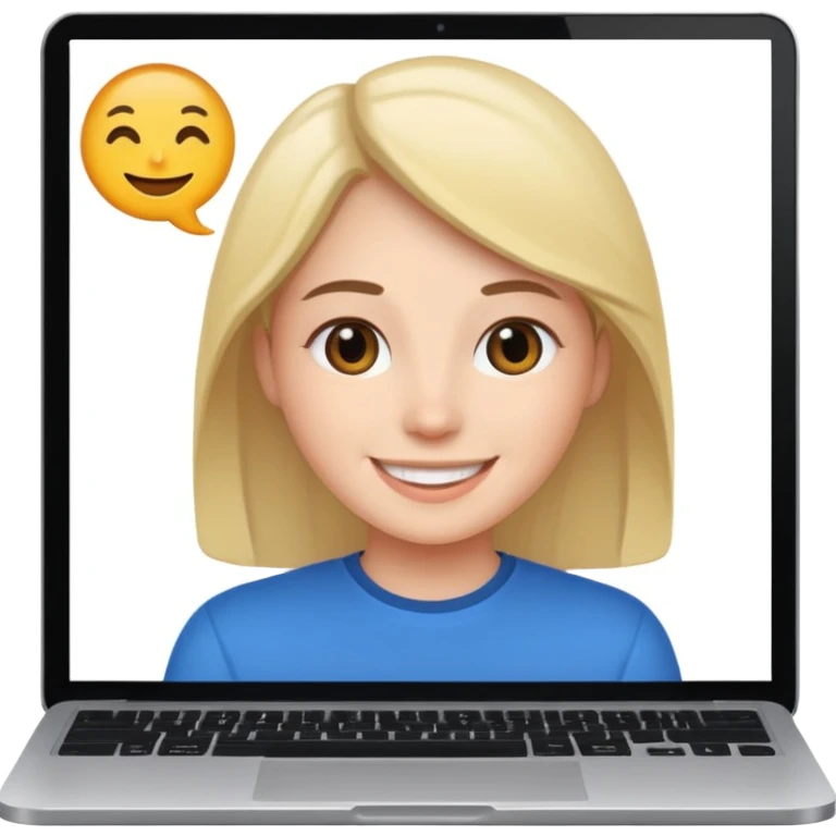 videollamada computadora emoji