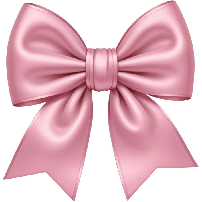 Light Pink bow plain emoji
