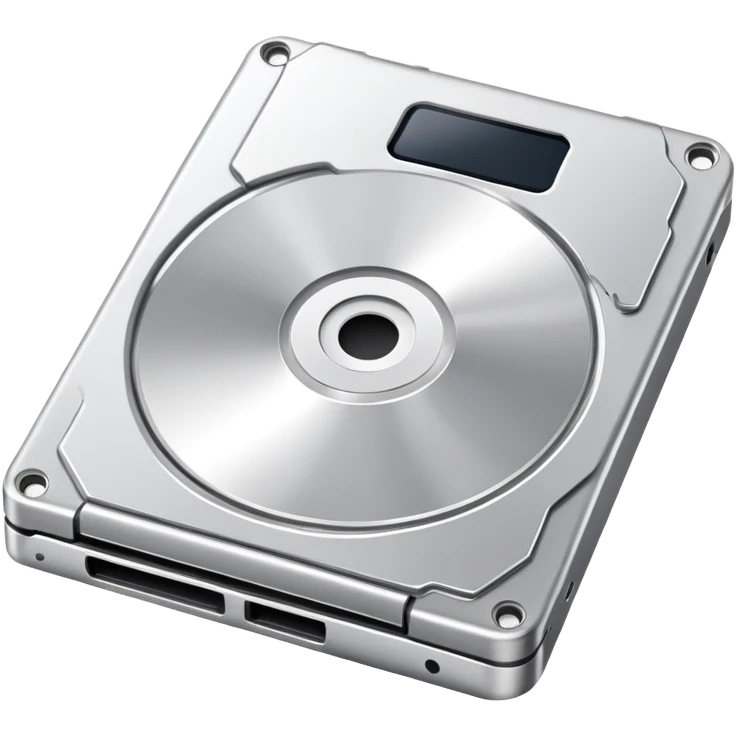 generate realistic detailed sd disk in 3d style emoji