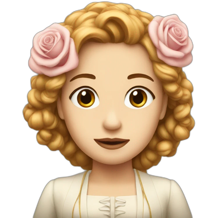 The character Rose from the Titanic emoji