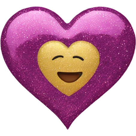 heart with glitter emoji