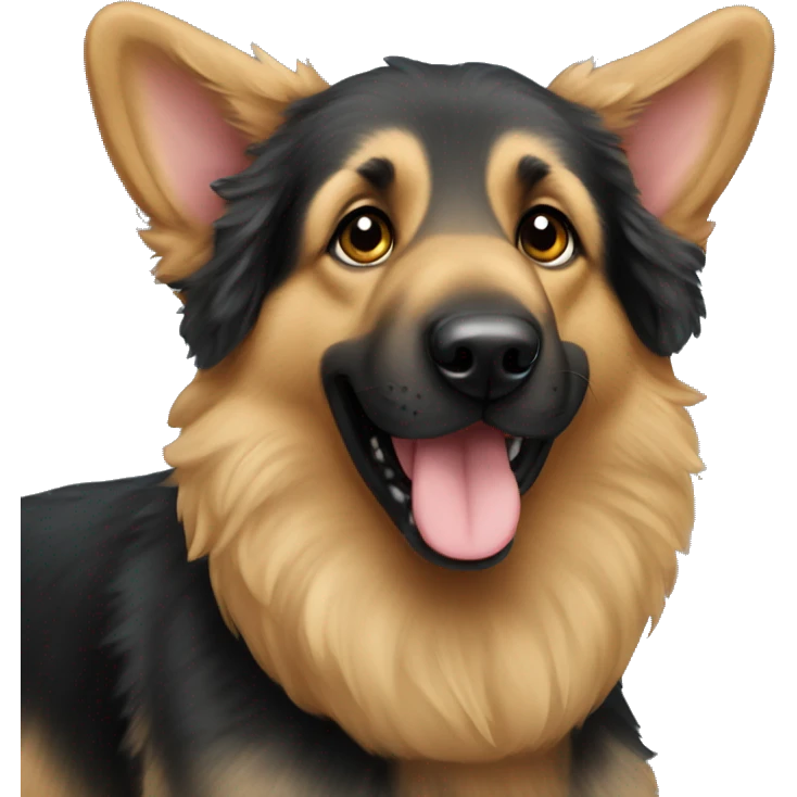 German shepherd poodle  emoji