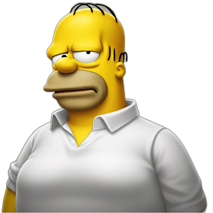 homer simpson fat emoji