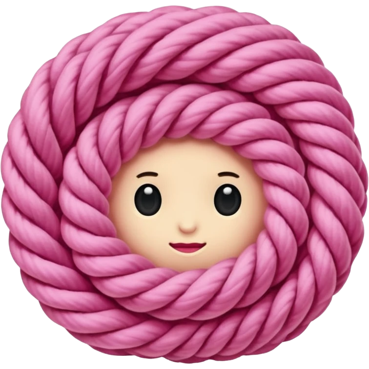 pink yarn emoji