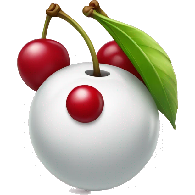 cherry with a bowling  emoji