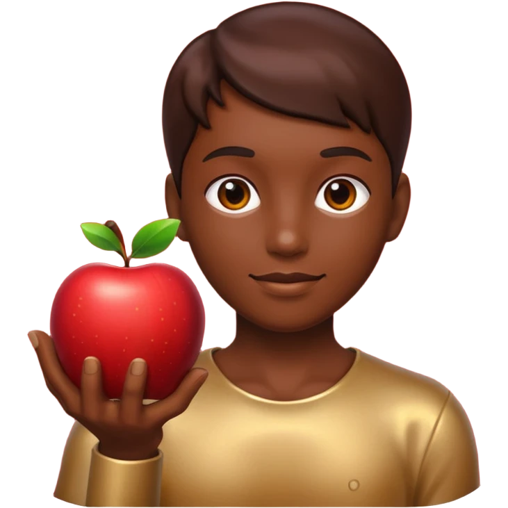 bhama god with an apple emoji