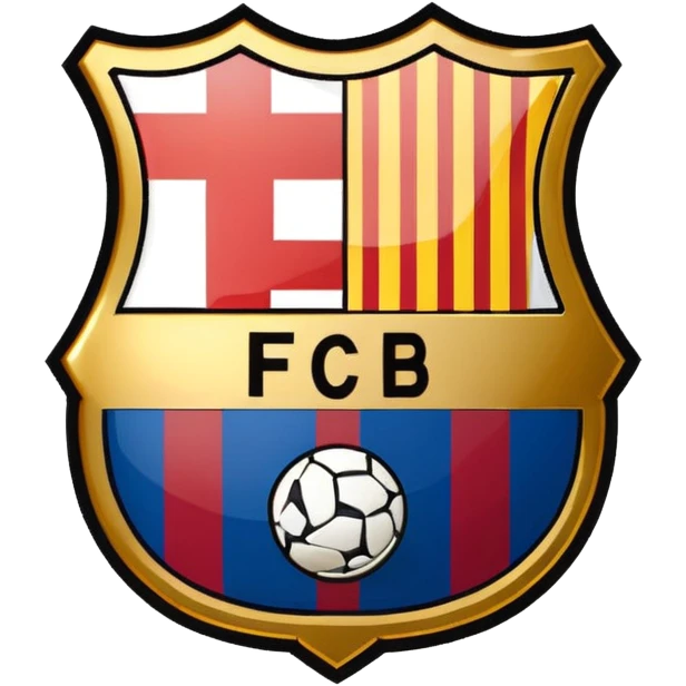 Escudo fc Barcelona  emoji