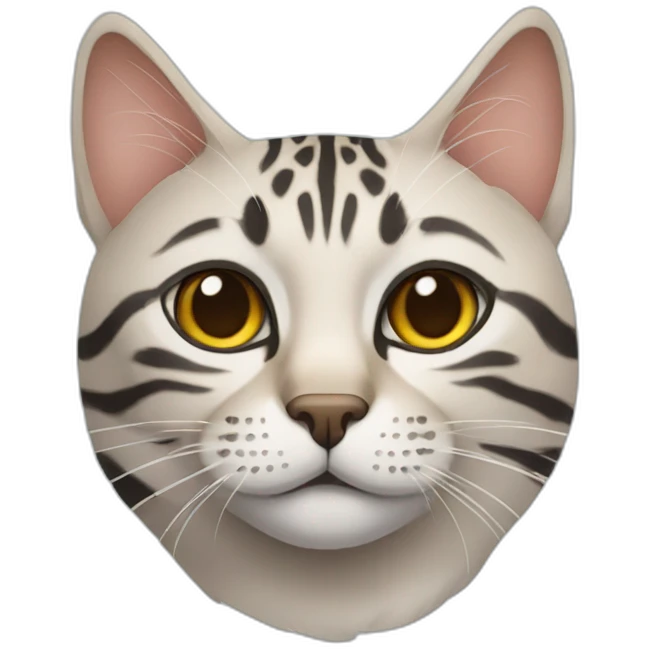 cat bengal emoji