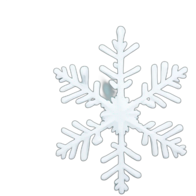 White Snowflake emoji