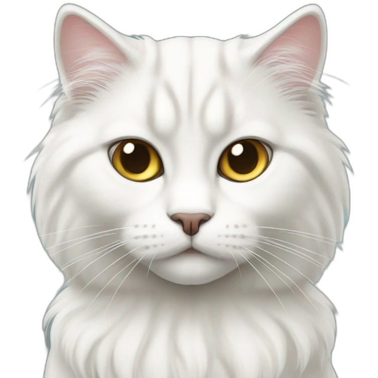 white siberian cat thief emoji