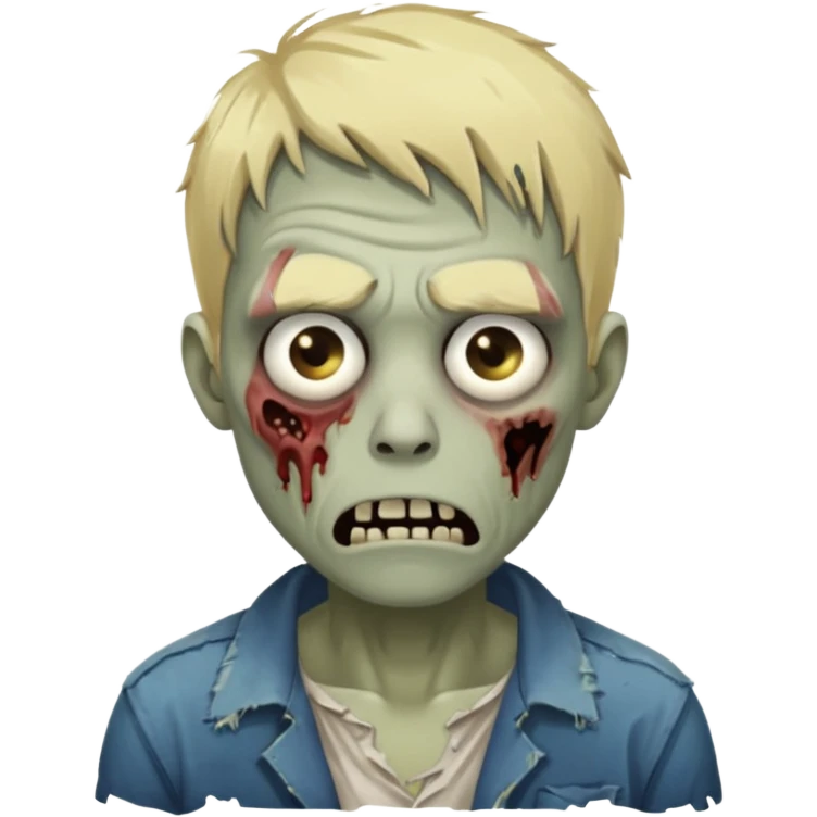 blonde zombie guy emoji