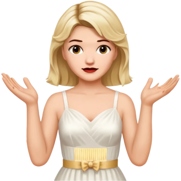 Laura Palmer from Win Peaks  hands clapping  emoji