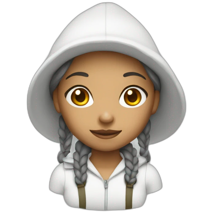 white fishman girl emoji