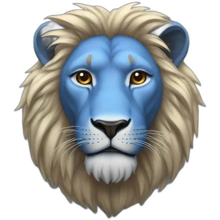 Blue Lion emoji