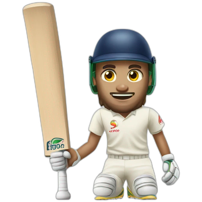 Cricket Batsman  emoji