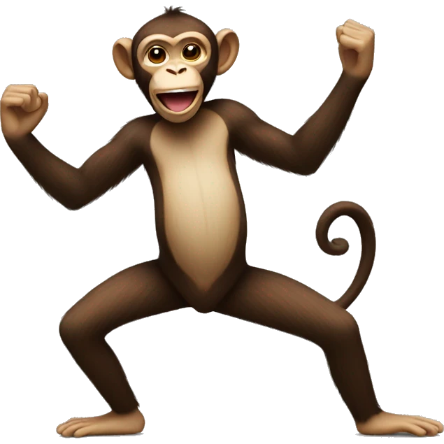 dancing monkey emoji