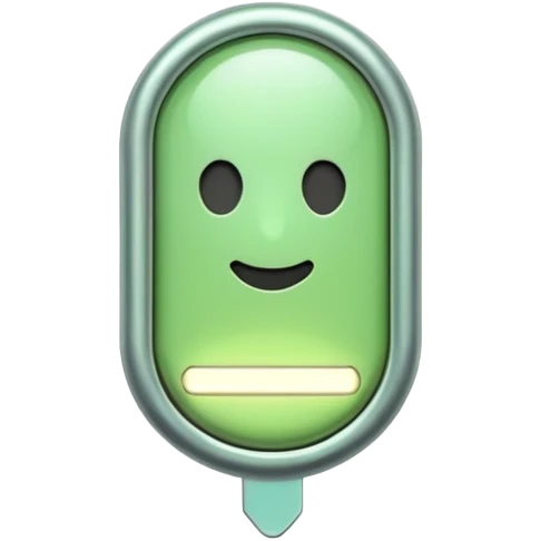 pin, pnned, light green emoji