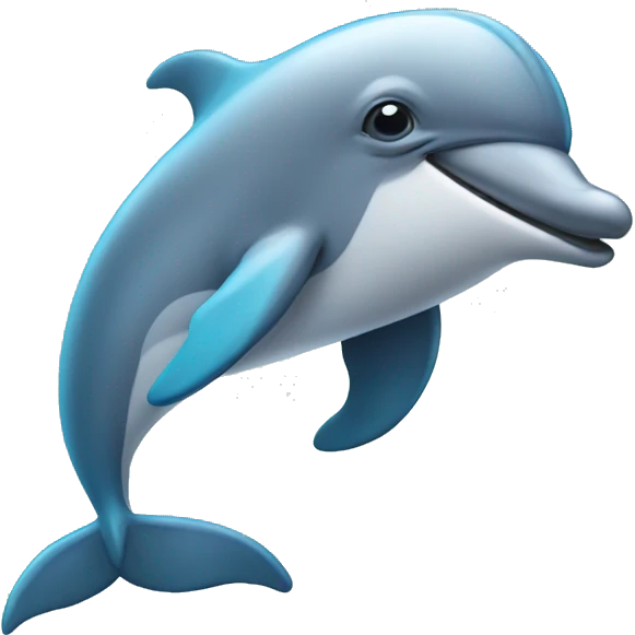 Dolphin wearing a tutu emoji