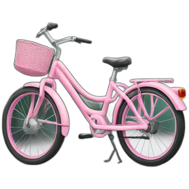 pink bike emoji