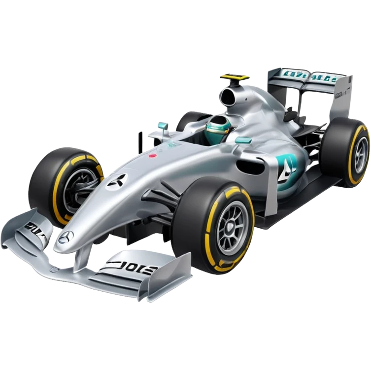 mercedes f1 car emoji