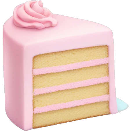 pastel pink cake emoji