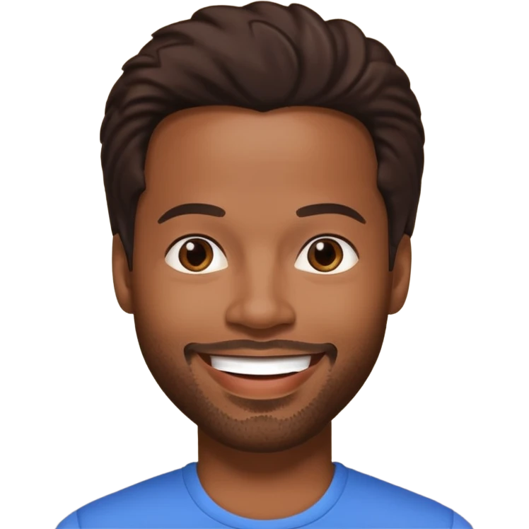 Shawn Wayans with dark brown hair emoji