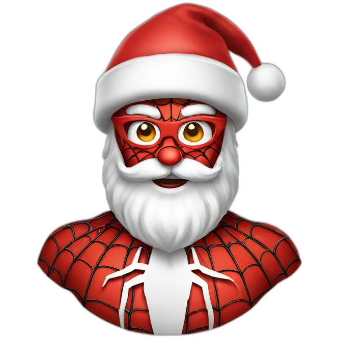 Santa Spiderman  emoji