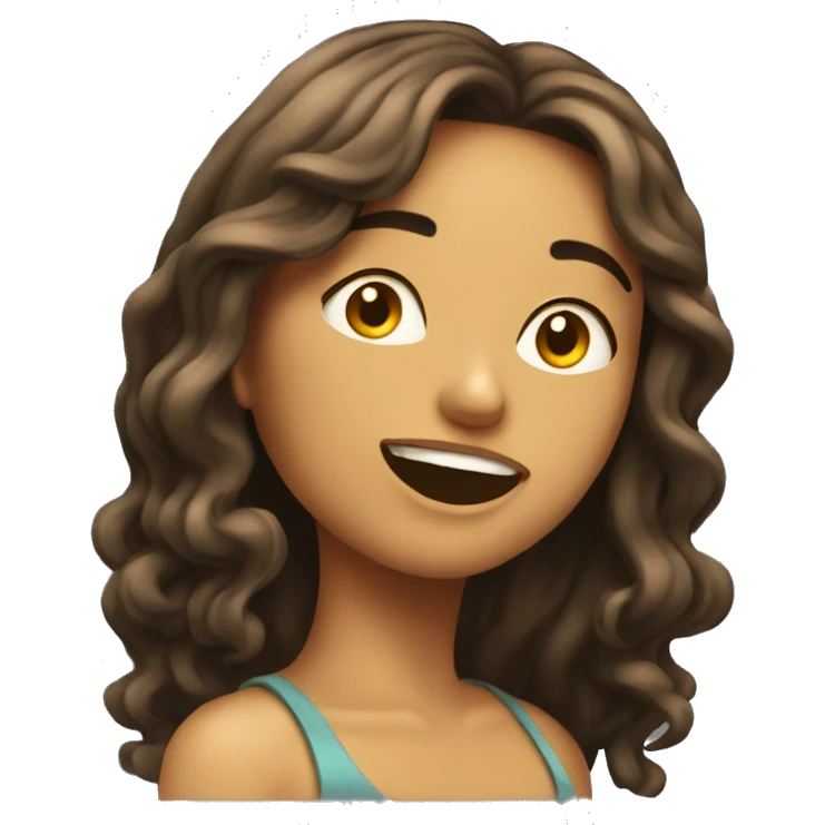 Me haces una chica durmiendo  emoji