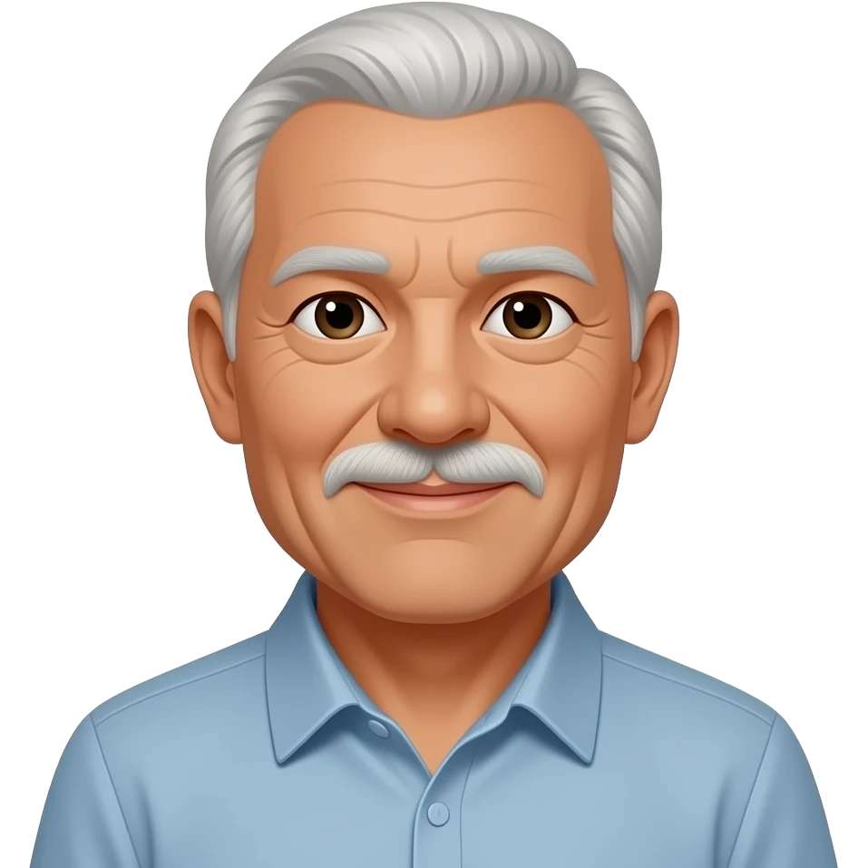 create an 86 year old male with tanned skin emoji
