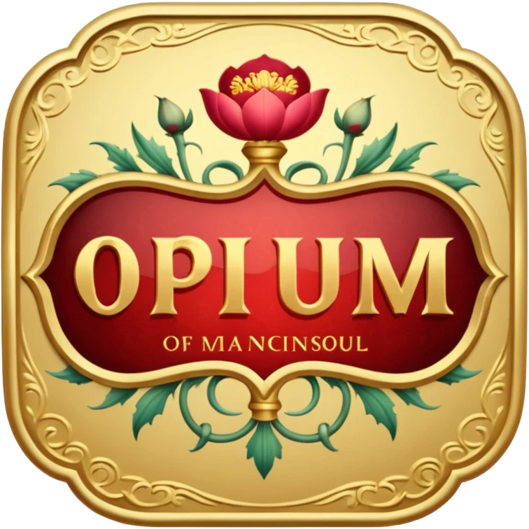 Opium label emoji