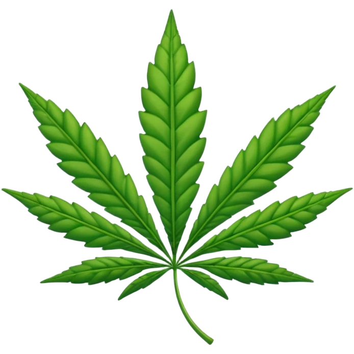 Weed leaf emoji