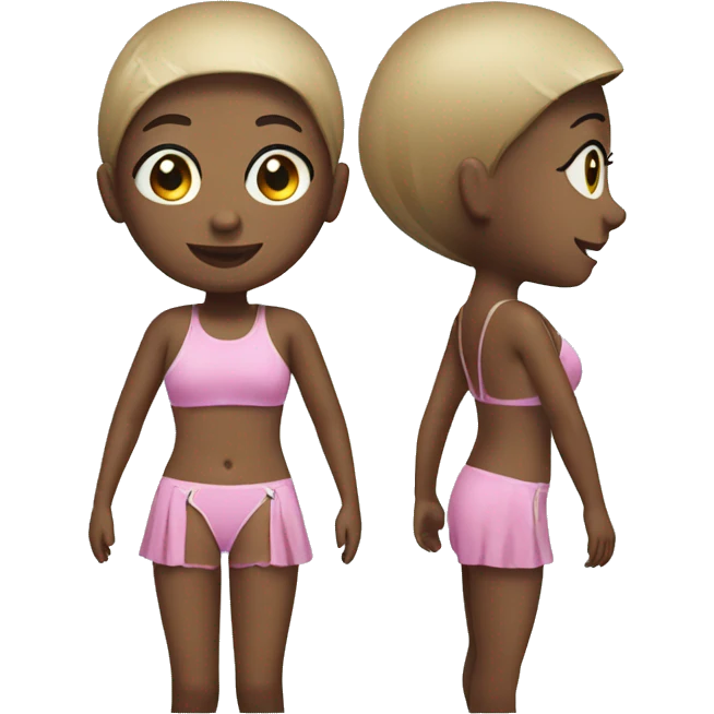 Girl wearing swimming costume  emoji