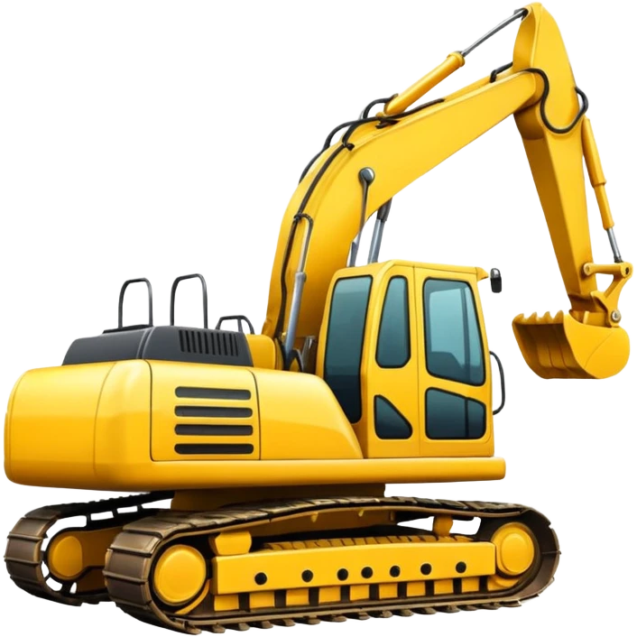 A excavator  emoji