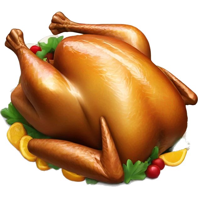 cooked  turkey emoji