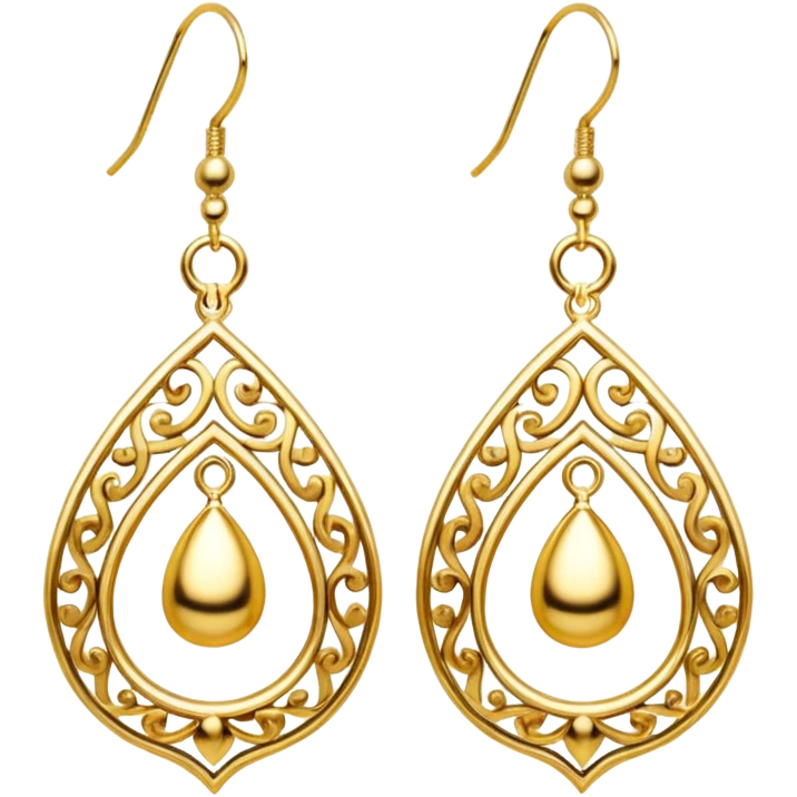 dangling earrings hanging style jewelry, emoji