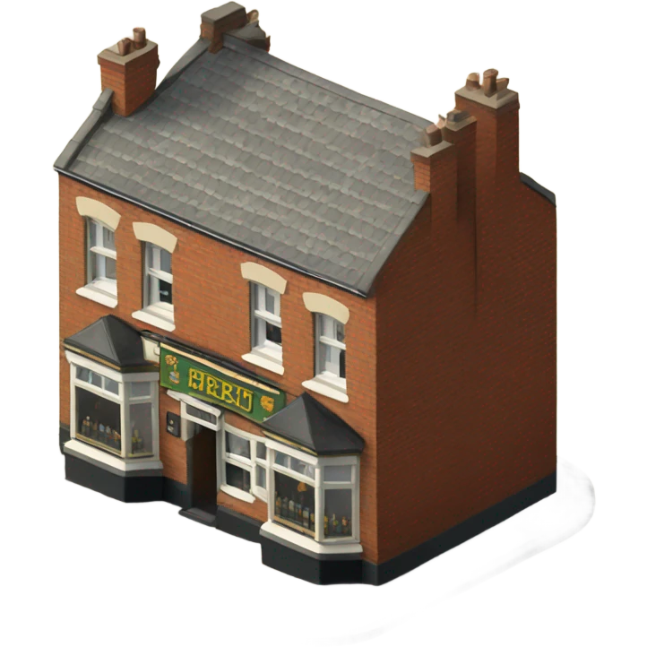 isometric british pub emoji