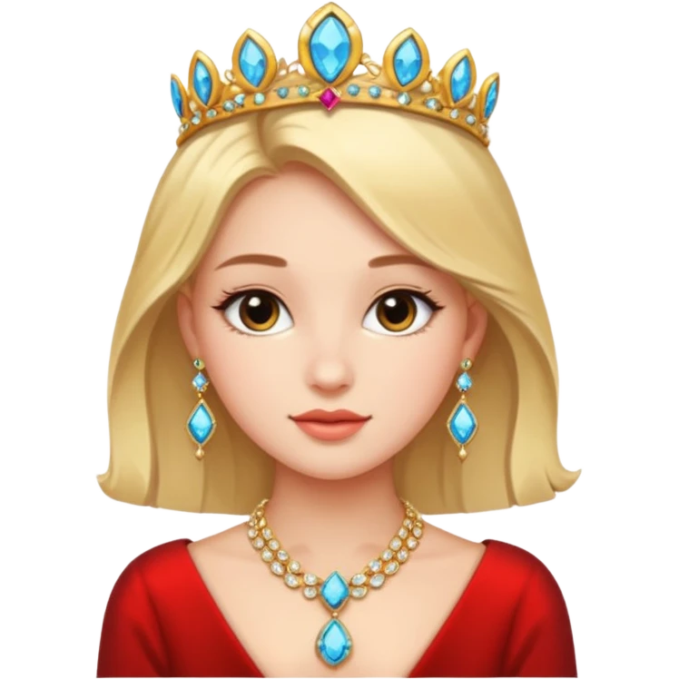 Cutie luxury rich girl emoji