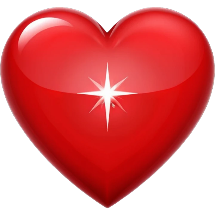 heart with a dark crystal center emoji