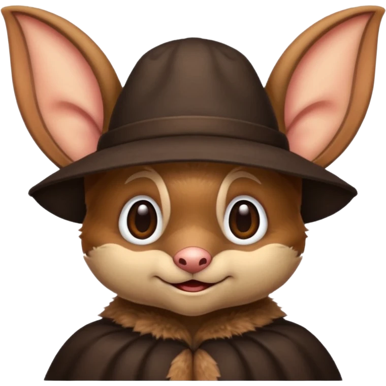 bat with hat emoji